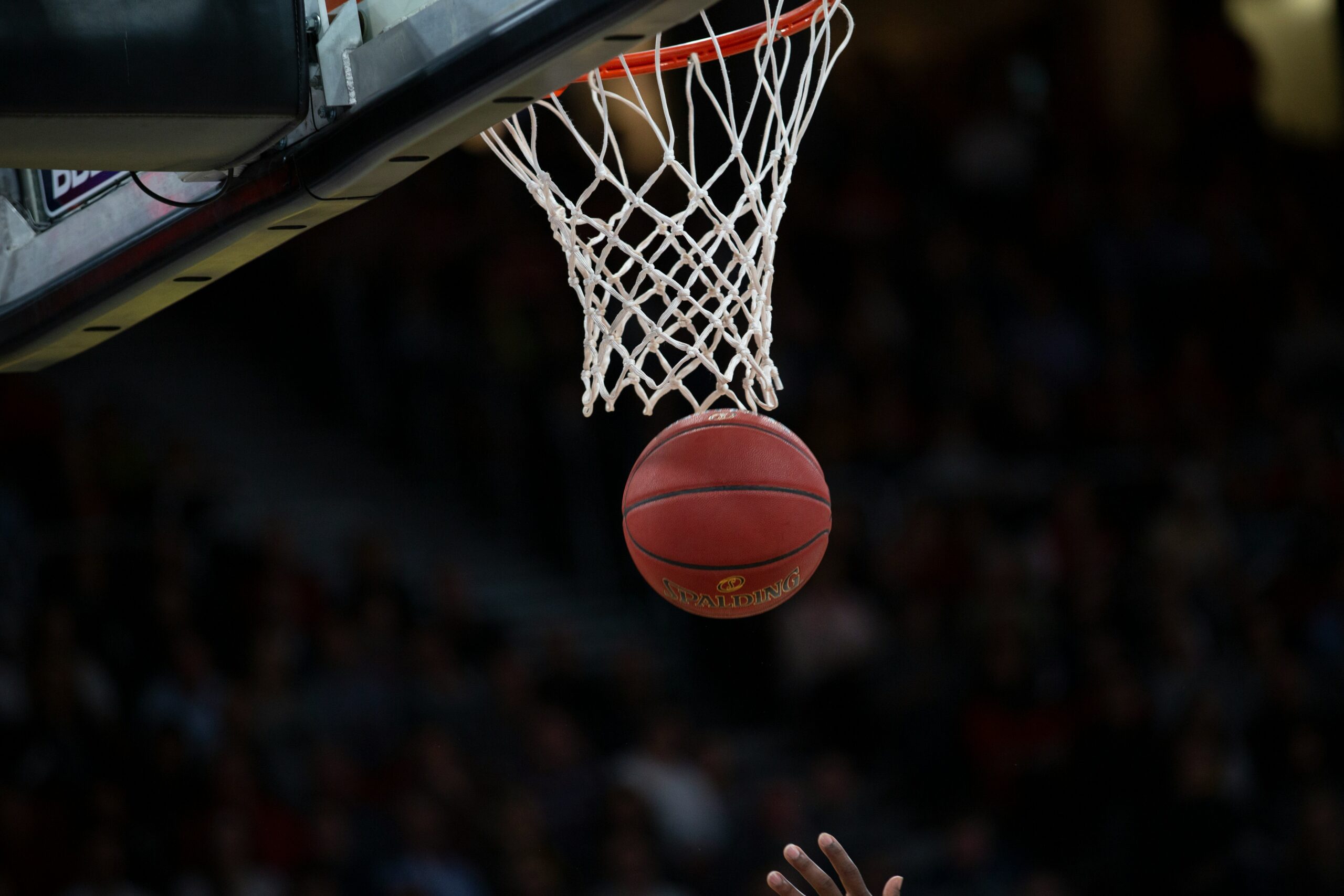 basketball shoot on the basket